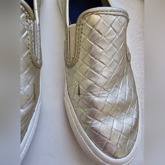 Sperry  Top-Sider Seaside Embossed Slip On‎ Shoes, Platinum, Size 7.5 - Picture 2 of 8